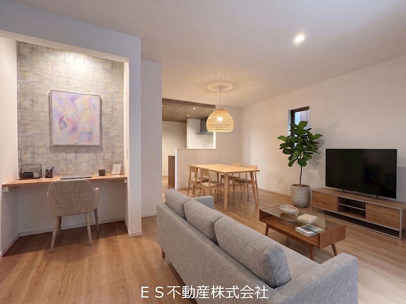 《ES-HOUSE》北区金城町　新築分譲住宅　限定1棟 内観写真（リビング）