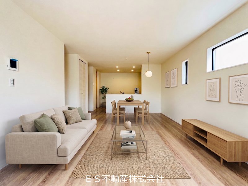 《リーブルガーデン》豊明市二村台1丁目　新築分譲住宅　全2棟　2号棟 内観写真（リビング）