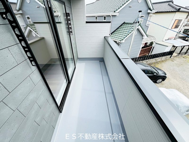 《リーブルガーデン》豊明市二村台1丁目　新築分譲住宅　全2棟　2号棟 現地写真（バルコニー）