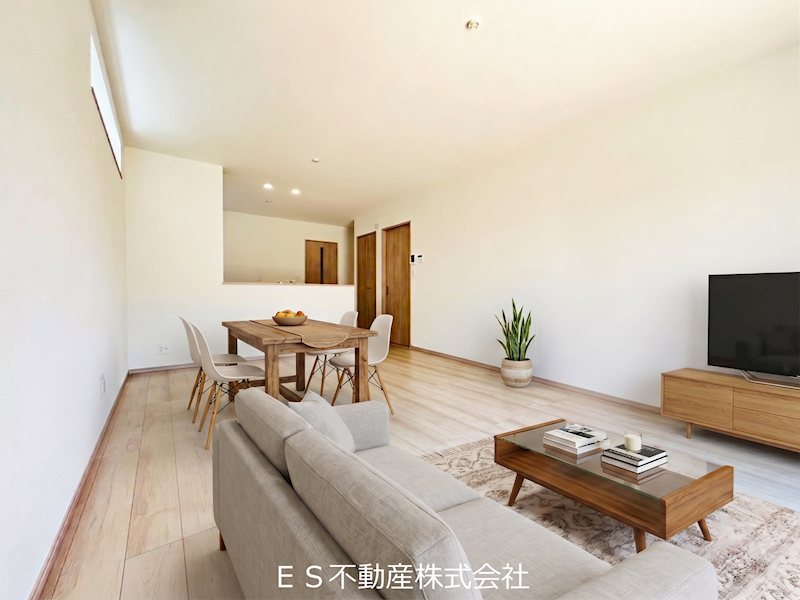 《ハートフルタウン》豊明市栄町西大根　新築分譲住宅　限定1棟 内観写真（リビング）