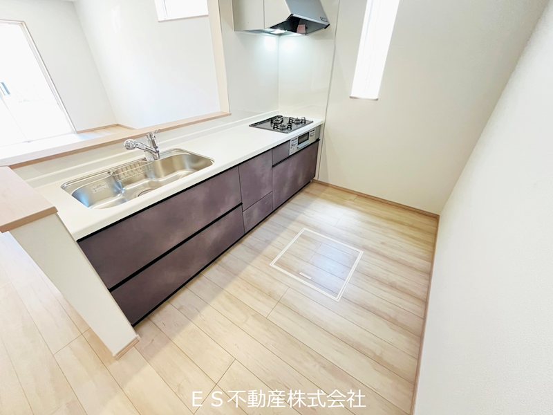 《ハートフルタウン》豊明市栄町西大根　新築分譲住宅　限定1棟 内観写真（キッチン）