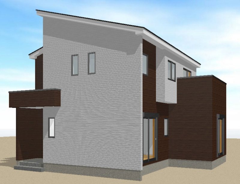 《リナージュ》知多市日長台01期　新築分譲　限定1棟 完成予想図（外観）