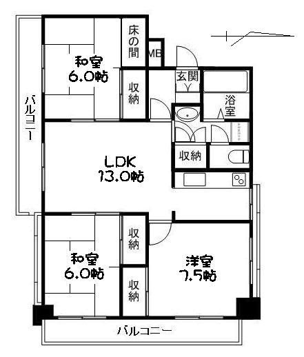 労住協第21ビル 間取り図