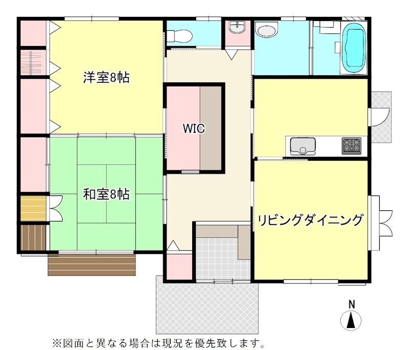 高松市昭和町中古戸建 間取り図