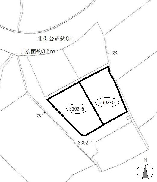 さぬき市津田町売り土地 間取り図