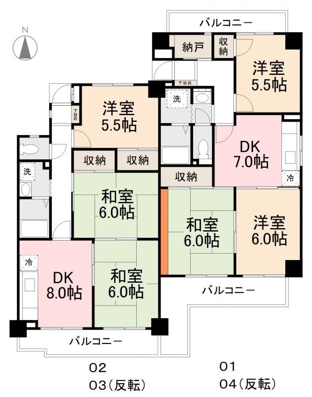 コーポサンリーザ 間取り図