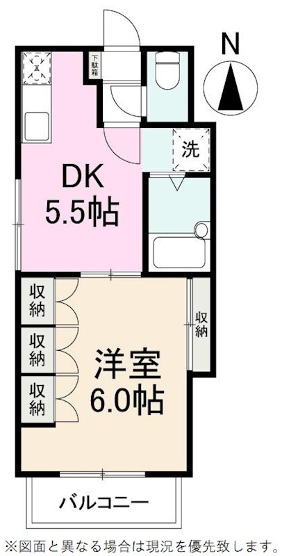 ベルエール八本松 間取り図
