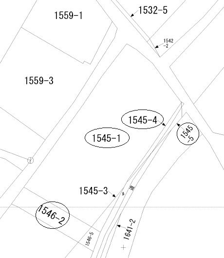 高松市成合町売り土地 間取り図