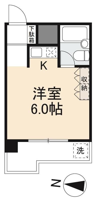 藤塚コーポラス 908号室 間取り図