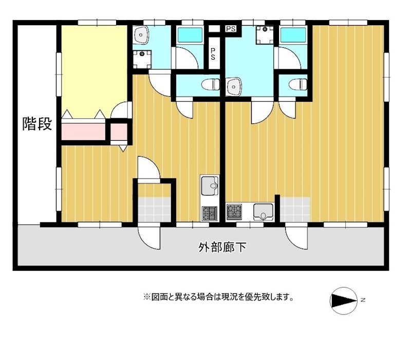 retro plus 宮脇町 間取り図