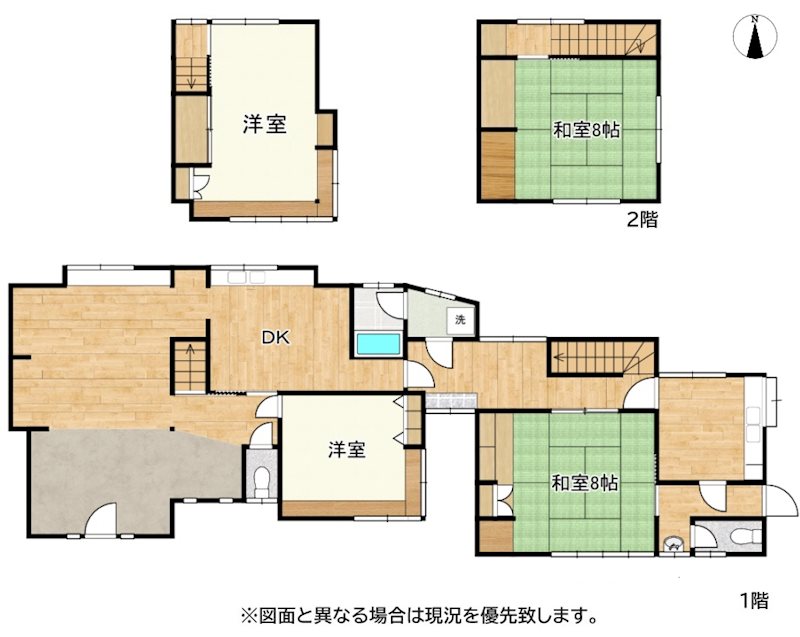 高松市郷東町中古戸建 間取り図