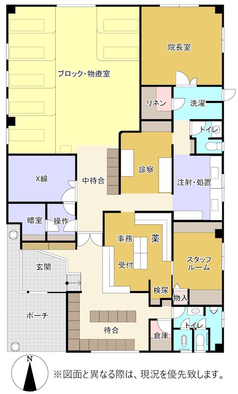 さぬき市長尾名店舗と駐車場 間取り図