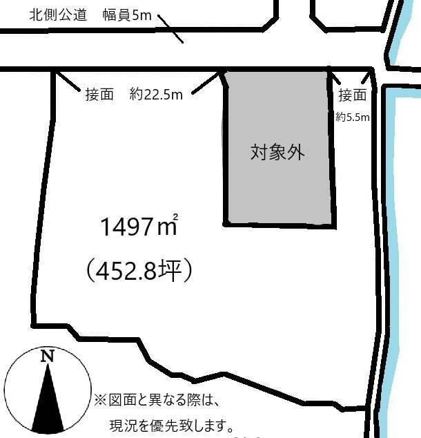 高松市十川東町売り土地 間取り