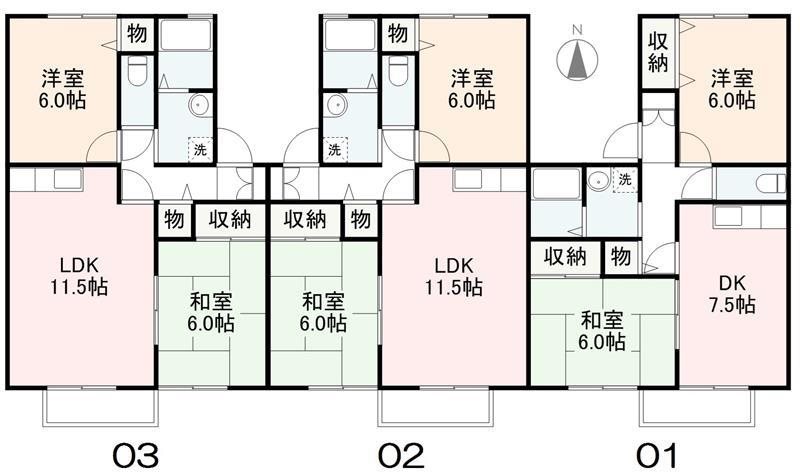 カーサ・セイホウ 間取り図