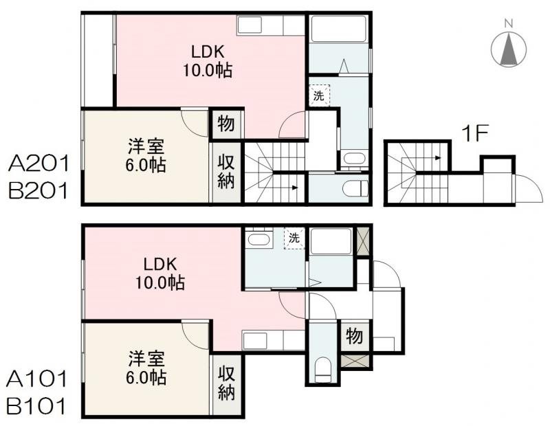 リレイト春日 間取り図