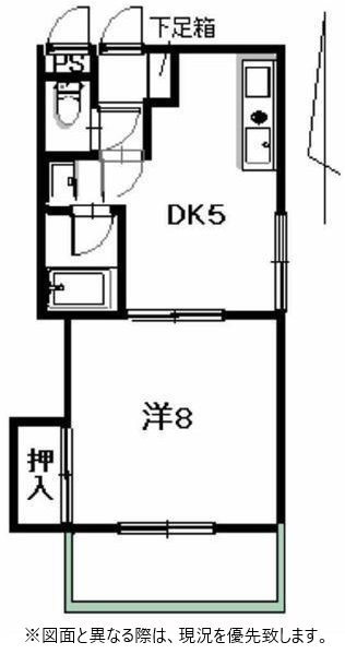 ベルエール八本松 間取り図