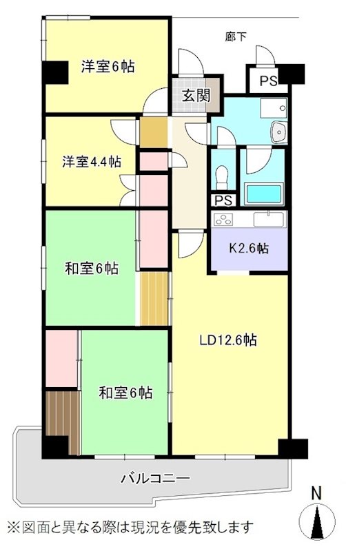 イトーピア高松 927号室 間取り図