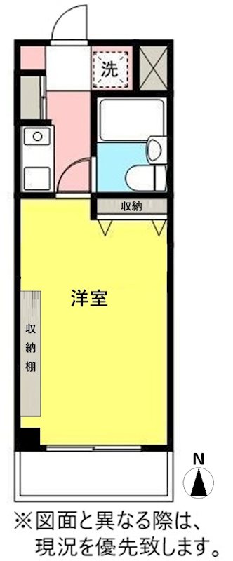 マリオン高松宮脇町 401号室 間取り図