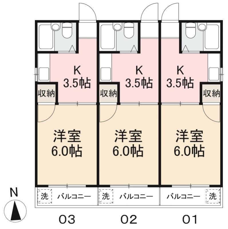 メゾンド　つばき 間取り