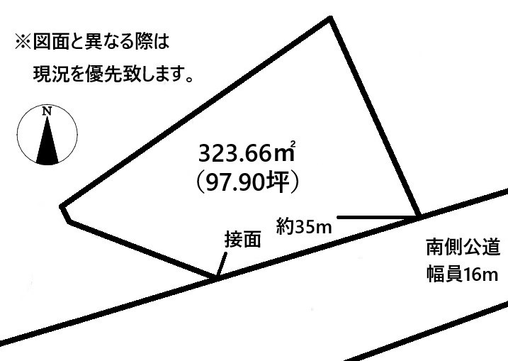綾歌郡宇多津町売り土地 間取り