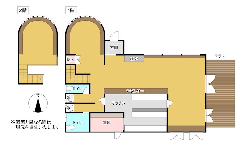 高松市川部町店舗　 間取り図