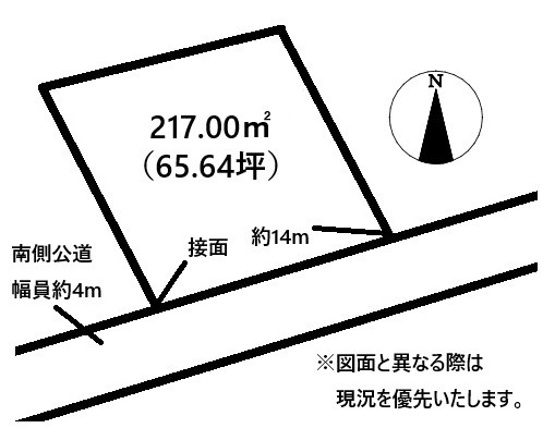 高松市国分寺町新居売り土地 間取り