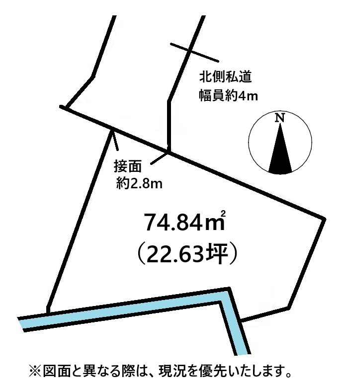 高松市高松町売り土地 間取り