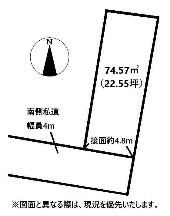 高松市太田下町売り土地 間取り