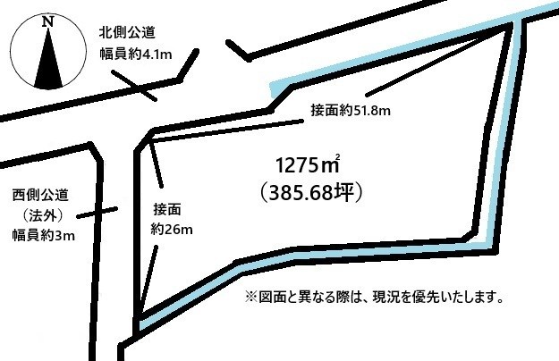 木田郡三木町田中売り土地 間取り