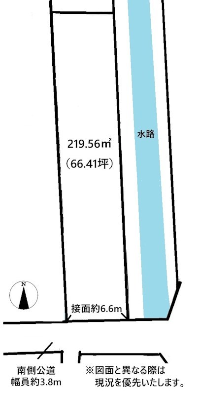 高松市木太町売り土地 間取り