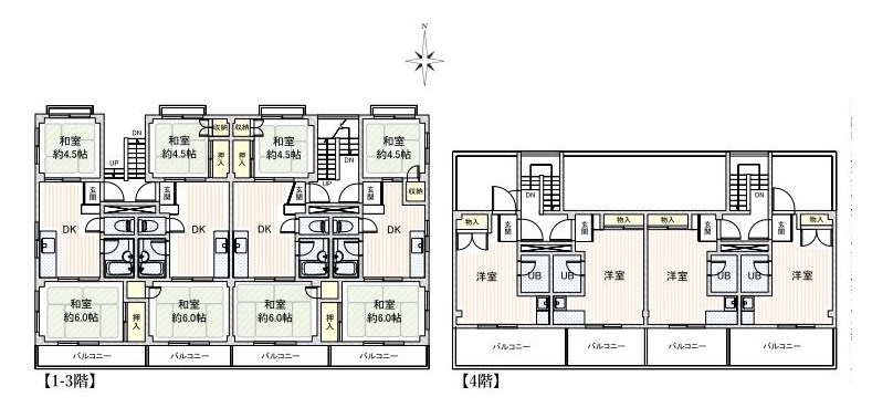 千葉県船橋市藤原１丁目 間取図・土地図