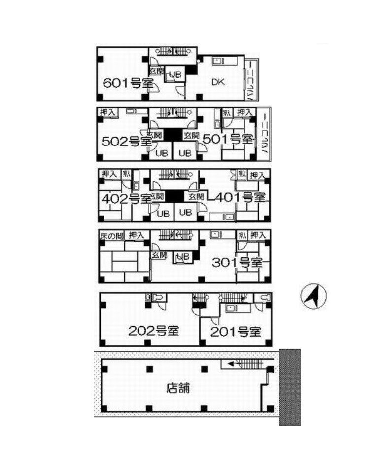 東京都豊島区駒込１丁目 間取図・土地図