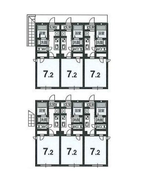 千葉県船橋市湊町１丁目 間取図・土地図