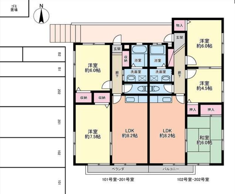 千葉県千葉市中央区蘇我５丁目 間取図・土地図