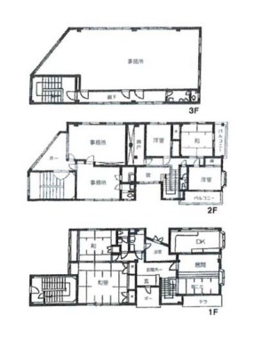 東京都青梅市勝沼１丁目 間取図・土地図