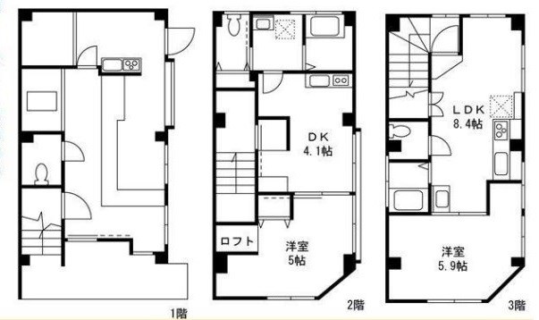 東京都杉並区和泉２丁目 間取図・土地図