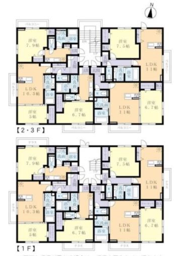 千葉県船橋市前原西３丁目 間取図・土地図