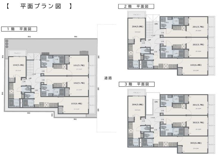 東京都葛飾区細田３丁目 間取図・土地図