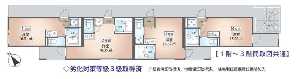 神奈川県川崎市多摩区菅馬場１丁目 間取図・土地図