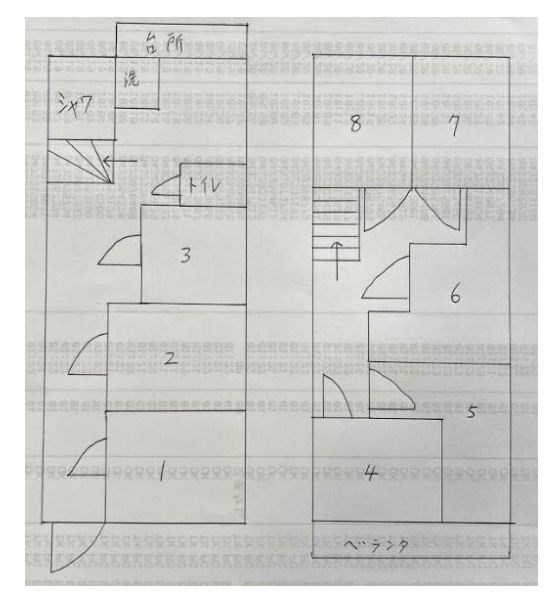東京都葛飾区東新小岩１丁目 間取図・土地図