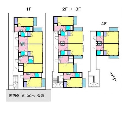 神奈川県相模原市中央区矢部４丁目 間取図・土地図