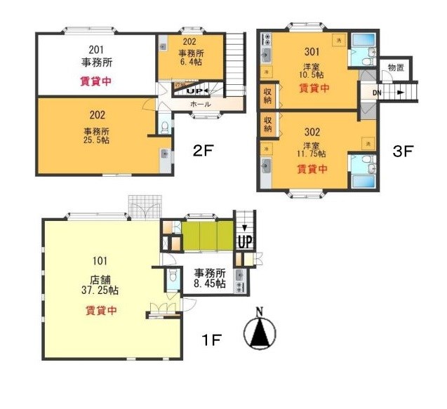 東京都東村山市富士見町２丁目 間取図・土地図