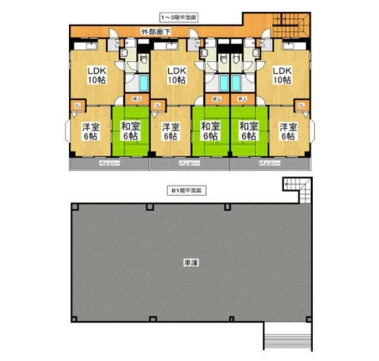 埼玉県新座市新座２丁目 間取図・土地図