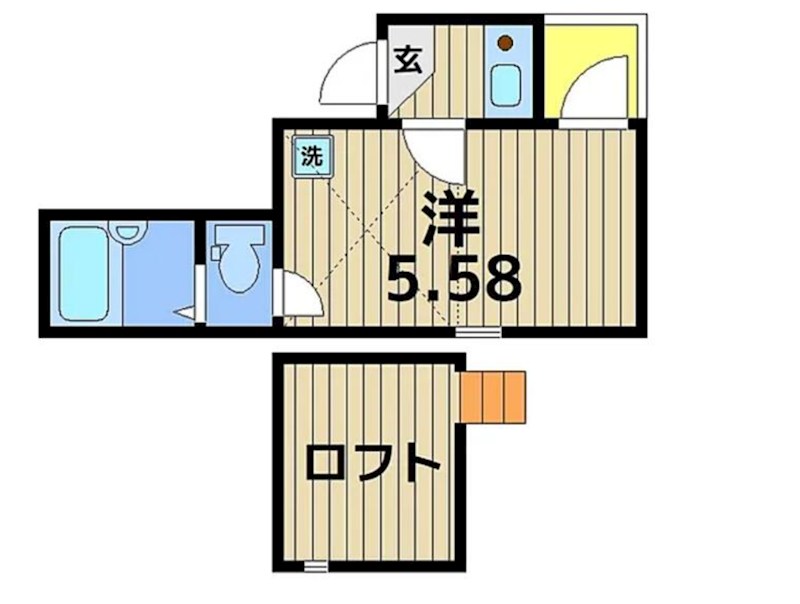 東京都足立区江北７丁目 間取図・土地図