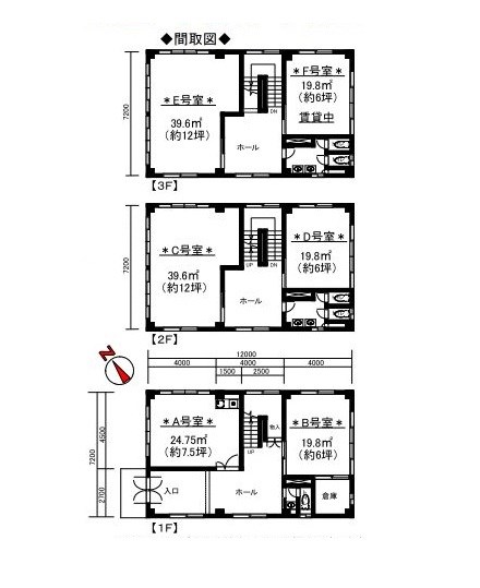 埼玉県加須市花崎１丁目 間取図・土地図