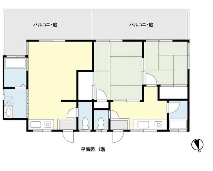 神奈川県横浜市保土ケ谷区宮田町１丁目 間取図・土地図