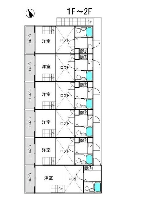 東京都杉並区阿佐谷北３丁目 間取図・土地図
