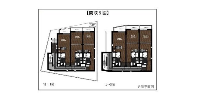 東京都大田区東矢口３丁目 間取図・土地図