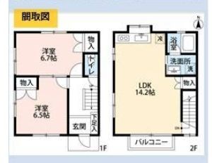 神奈川県藤沢市藤沢４丁目 間取図・土地図