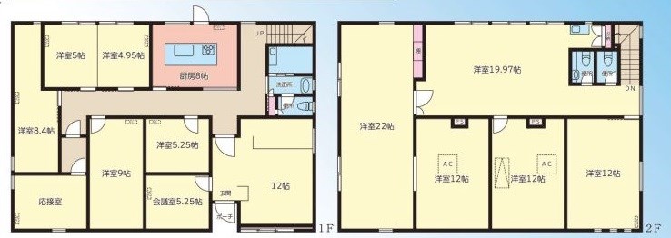 埼玉県川越市霞ケ関北２丁目 間取図・土地図